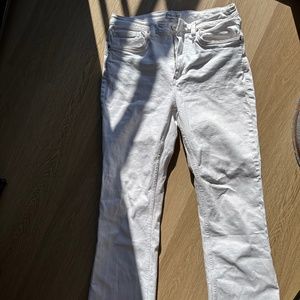 Zara White Jeans